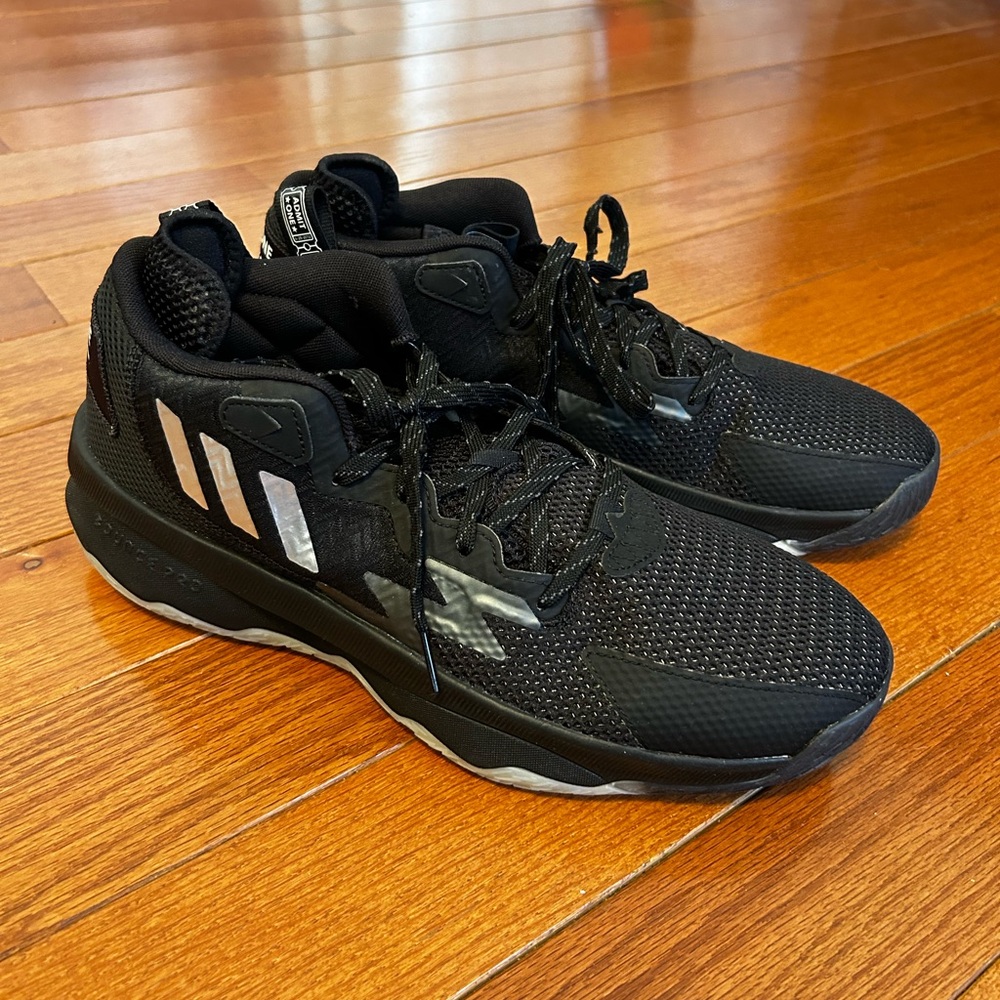 Adidas Dame 8 Admit One Black Basketball Mens Shoes Athletic Sneakers Size 10.5